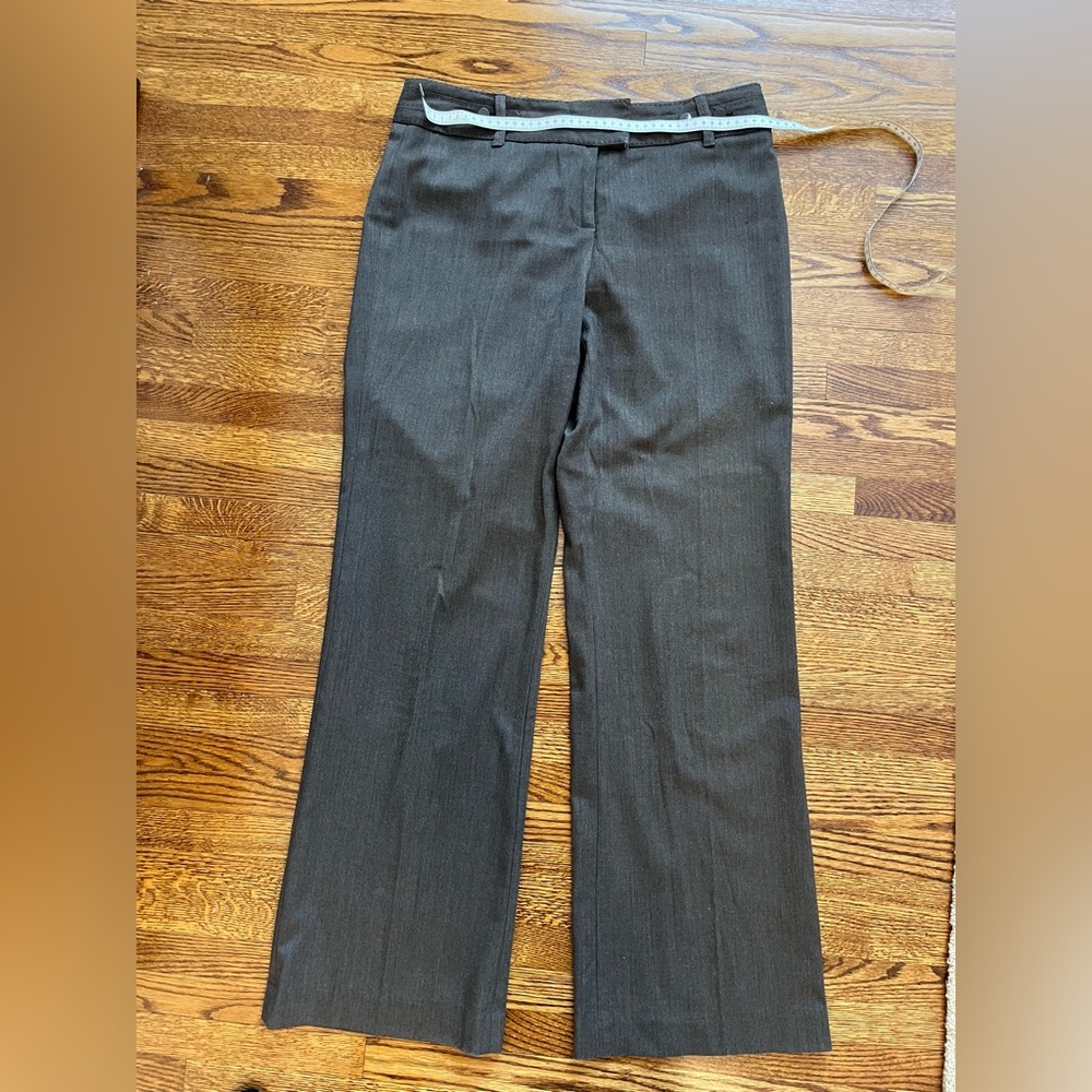Kenneth Cole Grey Brown High Wasted Wide Leg Dress Pants Size 12 - Picture 6 of 8